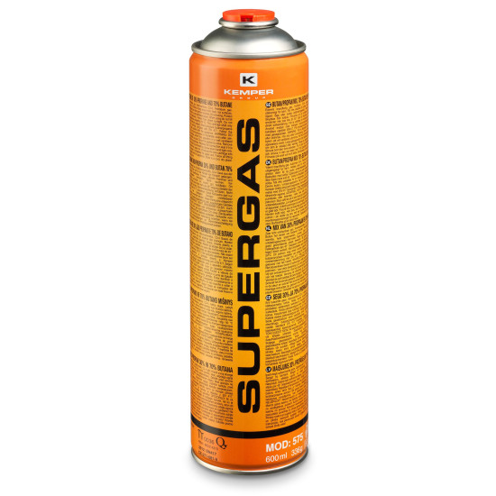 Cartridge 600ml, 330g KEMPER, propan - butan, standard threadt Cartridge 600ml, 330g KEMPER, propan - butan, standard threadt