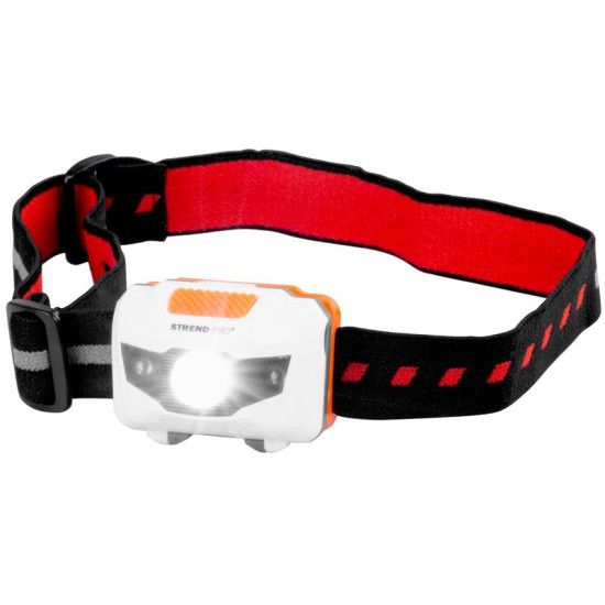 Налобный фонарь Strend Pro Headlight HEM-003, LED+redLED, 60 лм, 3xAAA