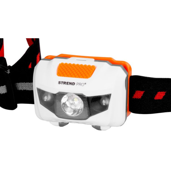 Налобный фонарь Strend Pro Headlight HEM-003, LED+redLED, 60 лм, 3xAAA