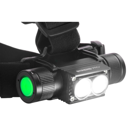 Headlamp Strend Pro Headlight H4016, 2xXPG, 500 lm, 2000 mAh, USB charging, waterproof