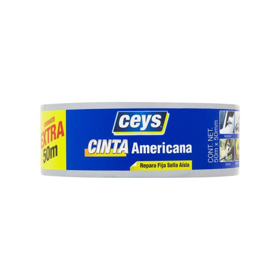 Ceys American tape, adhesive, 50 m x 50 mm Ceys American tape, adhesive, 50 m x 50 mm