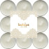 Candles Bolsius Scented Golden Lace/vanilla, tea, scented, Christmas, pack. 18 pcs