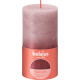 Küünal Bolsius Rustic, Christmas Sunset Ash Rose+ Red, 130/68 mm