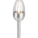 Strend Pro küünlalamp, päikeseenergia, 1x LED, roostevaba teras, 6x28 cm