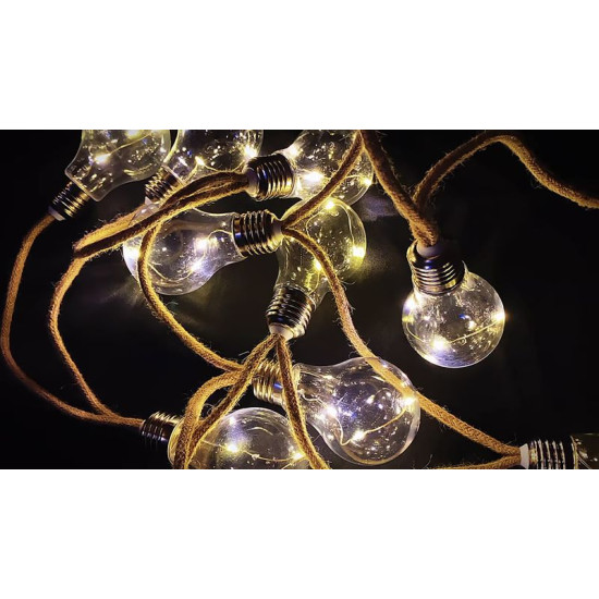 Цепочка Strend Pro Solar Bulb, 10x LED, форма лампочки, солнечная, L-3,8 м Цепочка Strend Pro Solar Bulb, 10x LED, форма лампочки, солнечная, L-3,8 м