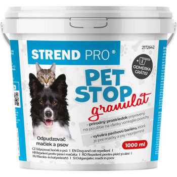 Looduslik koera- ja kassitõrjevahend Strend Pro PET STOP, graanulid, 1000 ml Looduslik koera- ja kassitõrjevahend Strend Pro PET STOP, graanulid, 1000 ml