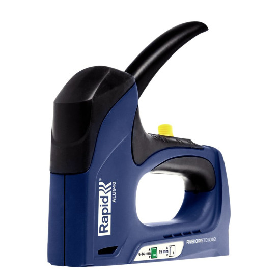 Stapler RAPID ALU 940, manual, upholstery nailer, clips type 140, 6-14 mm, nails 8/15 mm