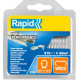 Klambrid RAPID VR22, Zn, klambrid köitmistangidele FP222 ja FP20, traadile 5-11 mm, pak. 215 tk Klambrid RAPID VR22, Zn, klambrid köitmistangidele FP222 ja FP20, traadile 5-11 mm, pak. 215 tk