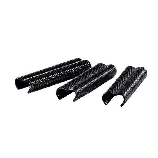 Klambrid RAPID VR22, must PVC, klambrid tangidele RAPID FP222 ja FP20, traadile 5-11 mm, pak. 215 tk Klambrid RAPID VR22, must PVC, klambrid tangidele RAPID FP222 ja FP20, traadile 5-11 mm, pak. 215 tk