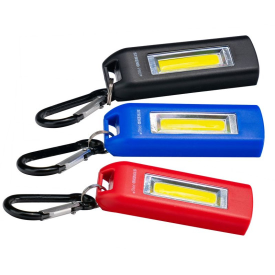 Strend Pro Keychain lamp, võtmehoidja, ripats, karabiiniga, segavärvid, LED 75 lm, USB laadimine, 74x25x15 mm, Müügikarp 24 tk Strend Pro Keychain lamp, võtmehoidja, ripats, karabiiniga, segavärvid, LED 75 lm, USB laadimine, 74x25x15 mm, Müügikarp 24 tk