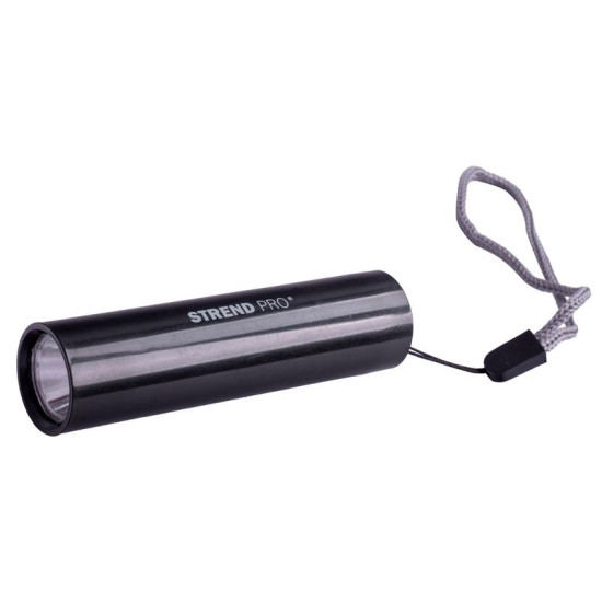 Strend Pro taskulamp NX1051, 50 lm, USB laadimine, must/hõbedane, 77x19 mm, müügikarp 24 tk