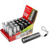 Strend Pro taskulamp NX1051, 50 lm, USB laadimine, must/hõbedane, 77x19 mm, müügikarp 24 tk