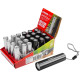 Strend Pro taskulamp NX1051, 50 lm, USB laadimine, must/hõbedane, 77x19 mm, müügikarp 24 tk
