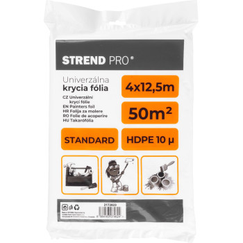 Covering film Strend Pro Standard, painting, 4x12.5 m, 10µ, covering