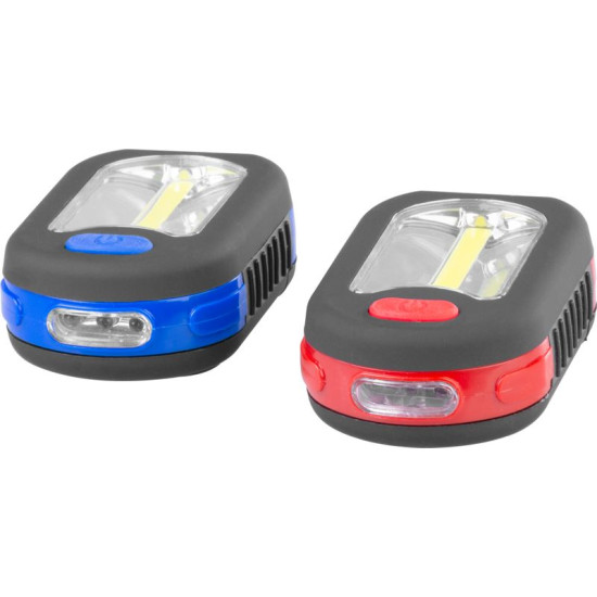 Strend Pro töövalgusti, ripats, LED 200 lm, magnet, klambriga, punane/sinine, 3x AAA, Müüa karp 12 tk Strend Pro töövalgusti, ripats, LED 200 lm, magnet, klambriga, punane/sinine, 3x AAA, Müüa karp 12 tk