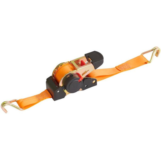 Clamping strap Strend Pro TJS-704, self-retracting strap with ratchet, 38 mm, L-4 m, max. 1000 kg Clamping strap Strend Pro TJS-704, self-retracting strap with ratchet, 38 mm, L-4 m, max. 1000 kg