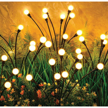 Strend Pro Garden Firefly lamp, solar, 6x LED, stainless steel, 72 cm Strend Pro Garden Firefly lamp, solar, 6x LED, stainless steel, 72 cm