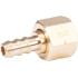 CGAS nozzle, for gas, one-way, thread G G3/8"-LH, with nut