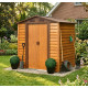 House Strend Pro, garden, tin, brown, 181x137x203 cm House Strend Pro, garden, tin, brown, 181x137x203 cm