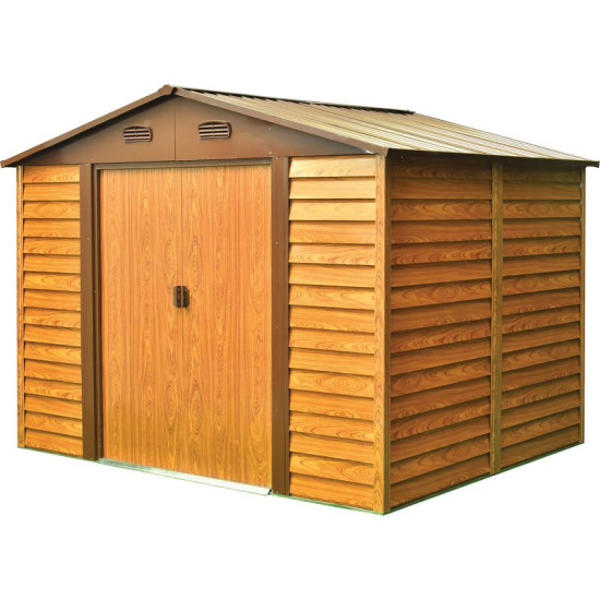 Maja Strend Pro, aed, lehtmetall, pruun, 266x224x215 cm