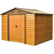 Maja Strend Pro, aed, lehtmetall, pruun, 266x224x215 cm