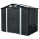 House Strend Pro, garden, sheet metal, anthracite, 226x162x206 cm House Strend Pro, garden, sheet metal, anthracite, 226x162x206 cm