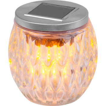 Strend Pro Garden lamp, solar, flame effect, 6x LED, warm white, 10x10 cm, Sellbox 6 pcs