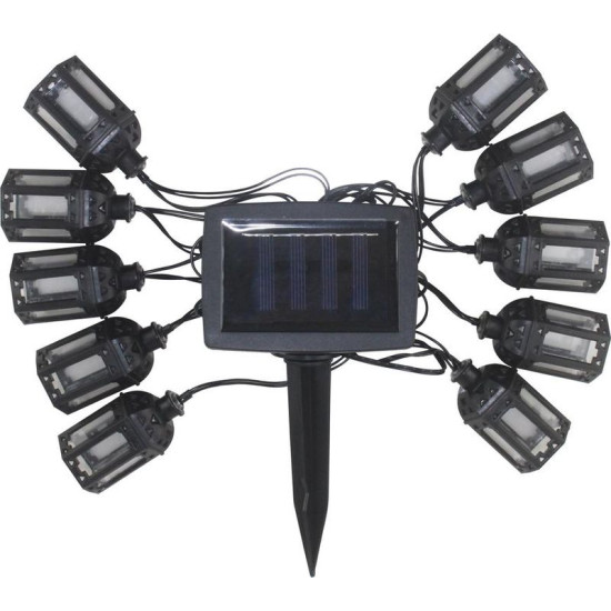 Strend Pro Garden chain, lantern, solar, 10x LED, 1.8+2 m