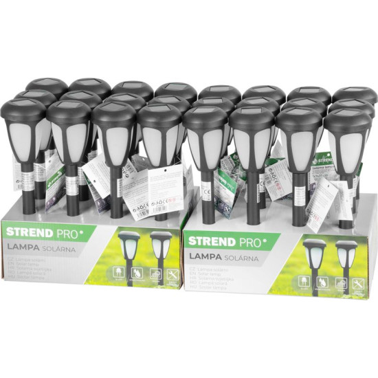 Lamp Strend Pro Garden, päikeseenergia, 1x LED, 7x7x37 cm, Sellbox 24 tk Lamp Strend Pro Garden, päikeseenergia, 1x LED, 7x7x37 cm, Sellbox 24 tk