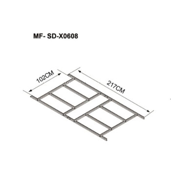 Floor construction for the house Strend Pro, 102x217 cm