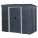 Strend Pro garden playhouse, sheet metal, anthracite, with base, 217x110x174 cm Strend Pro garden playhouse, sheet metal, anthracite, with base, 217x110x174 cm