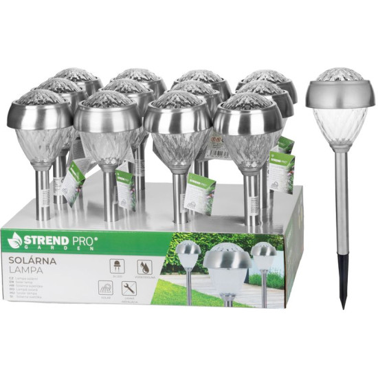 Lamp Strend Pro Garden Aurora, päikeseenergia, 9x38 cm, Sellbox 12 tk