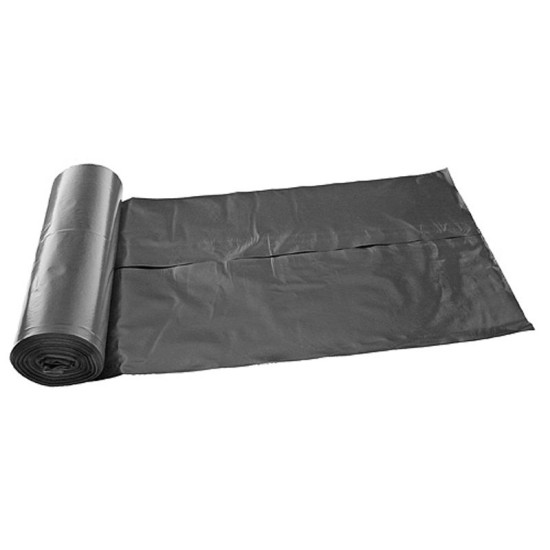 Prügikott ROLO LDPE 120 lit, 070x110 mm, pkg. 25 tk, must