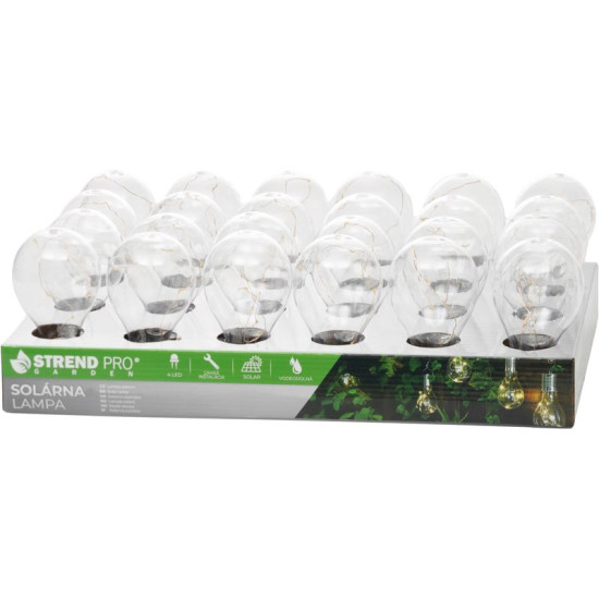 Lamp Strend Pro, hõõglamp, päikeseenergia, LED, 7.5x15 cm, Sellbox 24 tk Lamp Strend Pro, hõõglamp, päikeseenergia, LED, 7.5x15 cm, Sellbox 24 tk