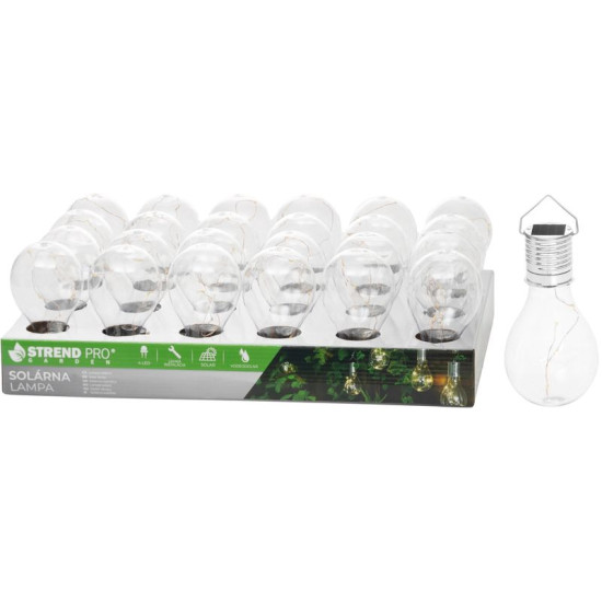 Lamp Strend Pro, hõõglamp, päikeseenergia, LED, 7.5x15 cm, Sellbox 24 tk Lamp Strend Pro, hõõglamp, päikeseenergia, LED, 7.5x15 cm, Sellbox 24 tk