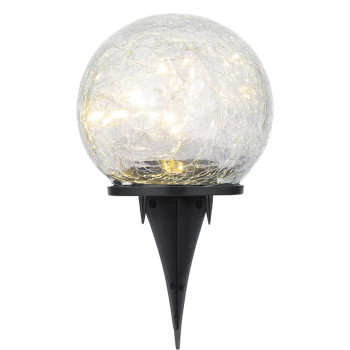 Strend Pro Garden Crackles lamp, solar, LED, 10x19 cm