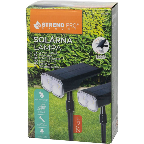 Strend Pro taskulamp, päikeseenergia, LED, sein/maa, 16x10x27 cm Strend Pro taskulamp, päikeseenergia, LED, sein/maa, 16x10x27 cm
