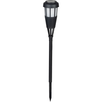 Светильник Strend Pro Garden, фонарик, на солнечной батарее, черный, 6 светодиодов, 7,5x51 см Светильник Strend Pro Garden, фонарик, на солнечной батарее, черный, 6 светодиодов, 7,5x51 см