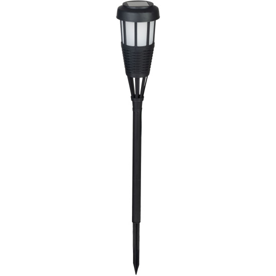 Светильник Strend Pro Garden, фонарик, на солнечной батарее, черный, 6 светодиодов, 7,5x51 см