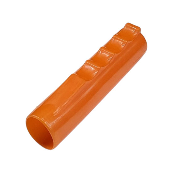 Wheelbarrow handle, plastic, orange