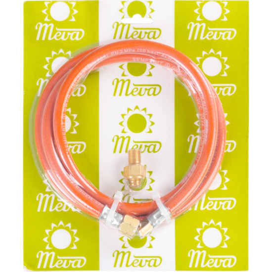 Meva connection set, hose, for Olymp heater and Dual Compact cooker, for 2 kg PB bottle