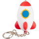 Strend Pro Keychain lamp, key ring, pendant with sound, rocket/ufo/cosmonaut/spaceship, LED 5 lm, Sellbox 24 pcs Strend Pro Keychain lamp, key ring, pendant with sound, rocket/ufo/cosmonaut/spaceship, LED 5 lm, Sellbox 24 pcs