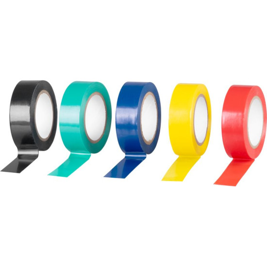 Tape Strend Pro, 19 mm, L-10 m, PVC, max. 80°C, 600V, insulating, various colors, adhesive, pack of 10 pcs. Tape Strend Pro, 19 mm, L-10 m, PVC, max. 80°C, 600V, insulating, various colors, adhesive, pack of 10 pcs.
