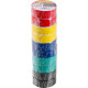 Tape Strend Pro, 19 mm, L-10 m, PVC, max. 80°C, 600V, insulating, various colors, adhesive, pack of 10 pcs. Tape Strend Pro, 19 mm, L-10 m, PVC, max. 80°C, 600V, insulating, various colors, adhesive, pack of 10 pcs.