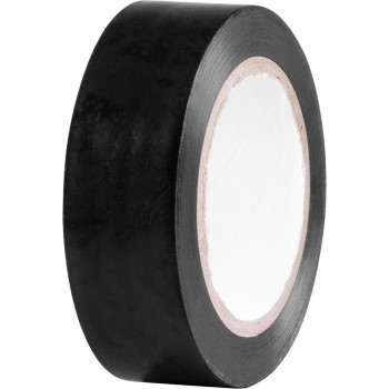 Tape Strend Pro, 19 mm, L-10 m, max. 80°C, 600V, black, insulating, adhesive, PVC, pack. 10 pcs