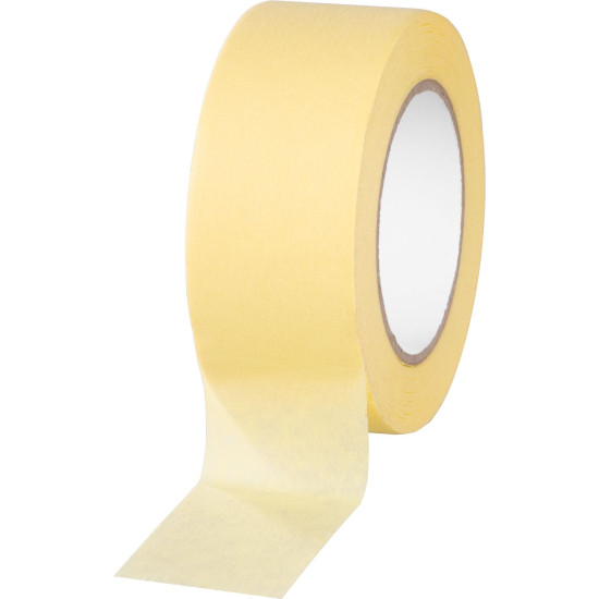 Tape Strend Pro, 50 mm, L-50 m, 80°C, painter's, masking, adhesive, yellow Tape Strend Pro, 50 mm, L-50 m, 80°C, painter's, masking, adhesive, yellow