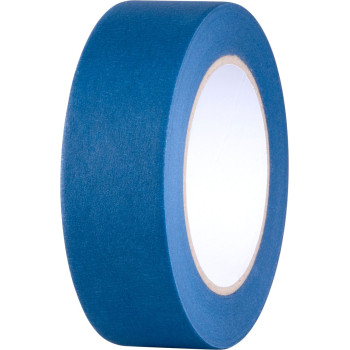 Strend Pro tape, 38 mm, L-50 m, masking, blue, UV stable, exterior, adhesive