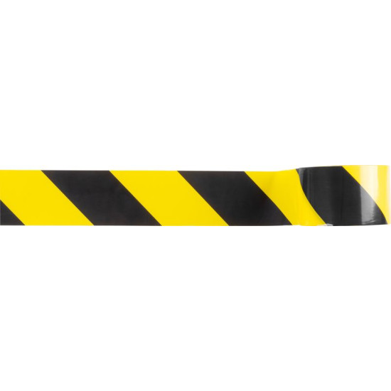 Tape Strend Pro, 80 mm, L-250 m, PE, warning, yellow/black Tape Strend Pro, 80 mm, L-250 m, PE, warning, yellow/black