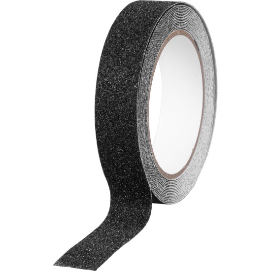 Strend Pro tape, 25 mm, L-5 m, adhesive, anti-slip, extra durable, black Strend Pro tape, 25 mm, L-5 m, adhesive, anti-slip, extra durable, black