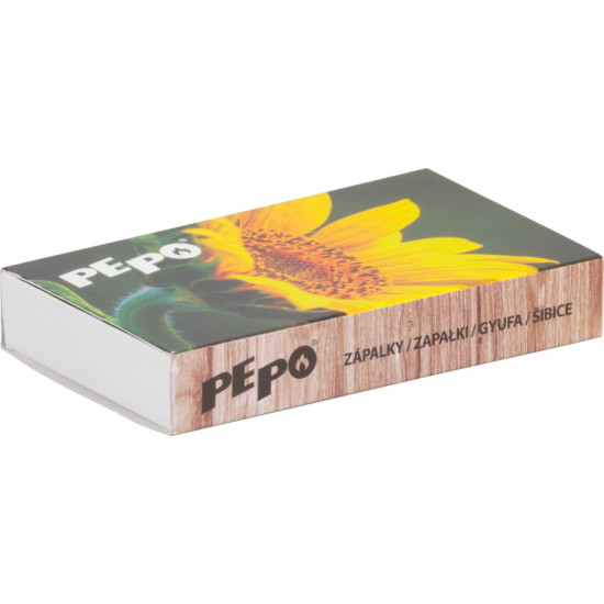 PE-PO® matches, 95 mm, 45 pcs., Sellbox 12 pcs PE-PO® matches, 95 mm, 45 pcs., Sellbox 12 pcs